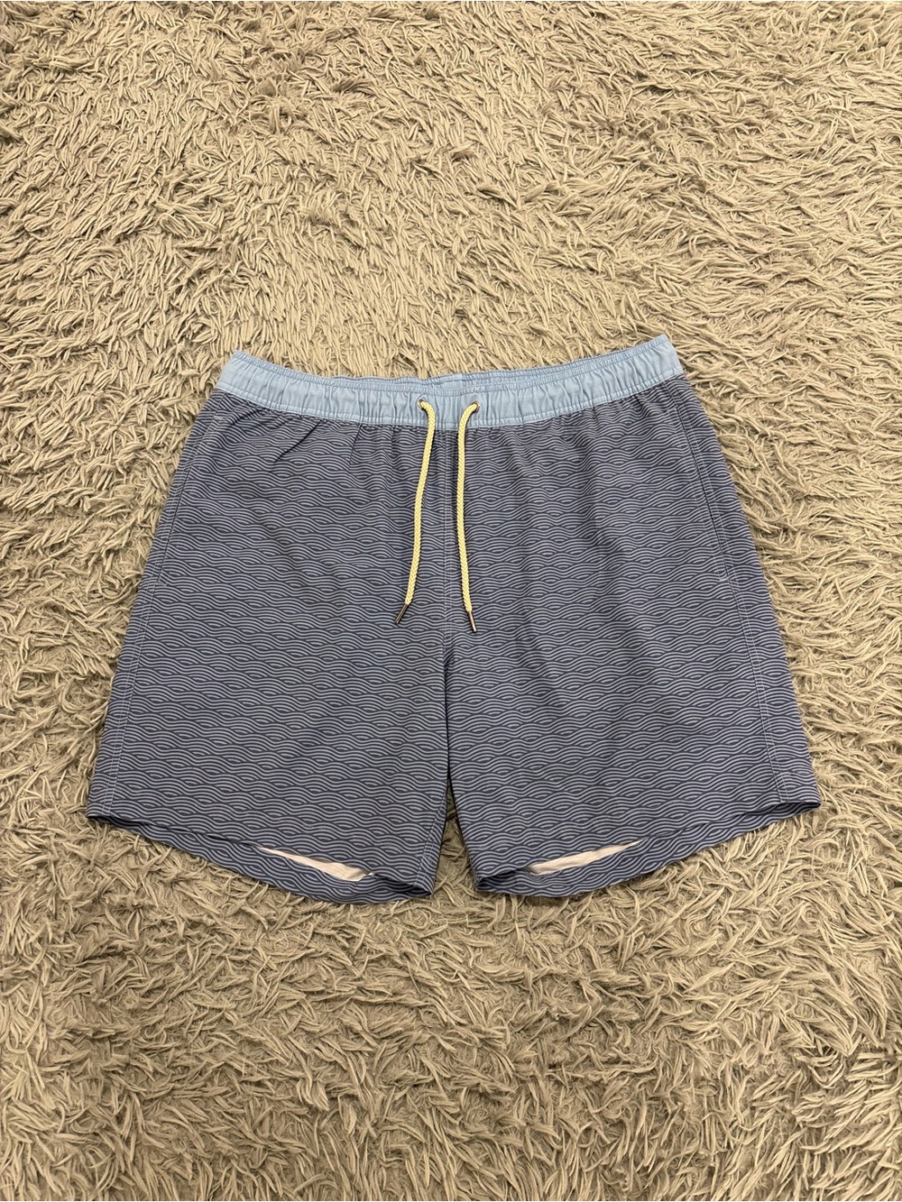 Fair Harbor Men’s Swim Shorts Trunks Size 2XL Lined Blue Beach Resortwear Summer